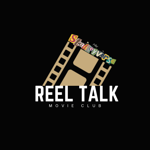 Black and Gold Movie Entertainment Logo – 2 Reel Talk Movie Club